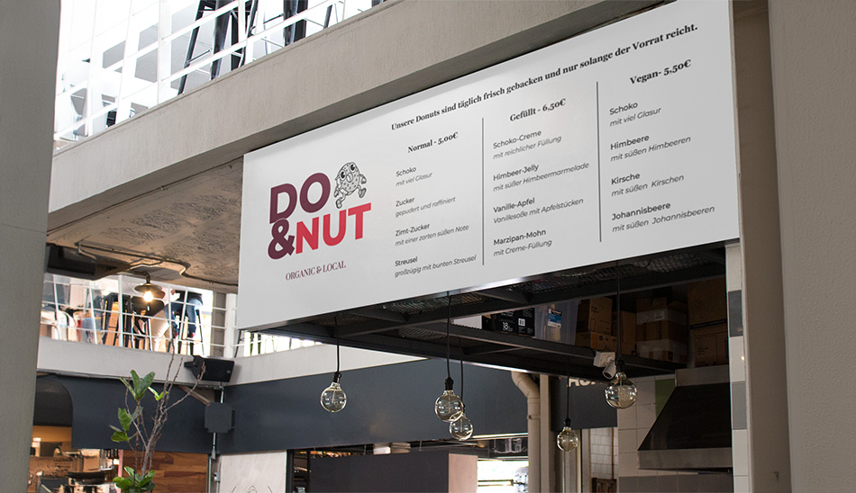 ladenbau-donut Ladenbau Digitaldruck Beispiel Do&Nut